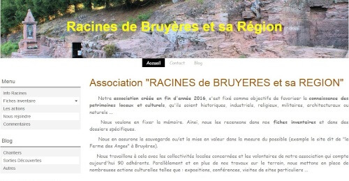 Site Racines de Bruyères et sa Région